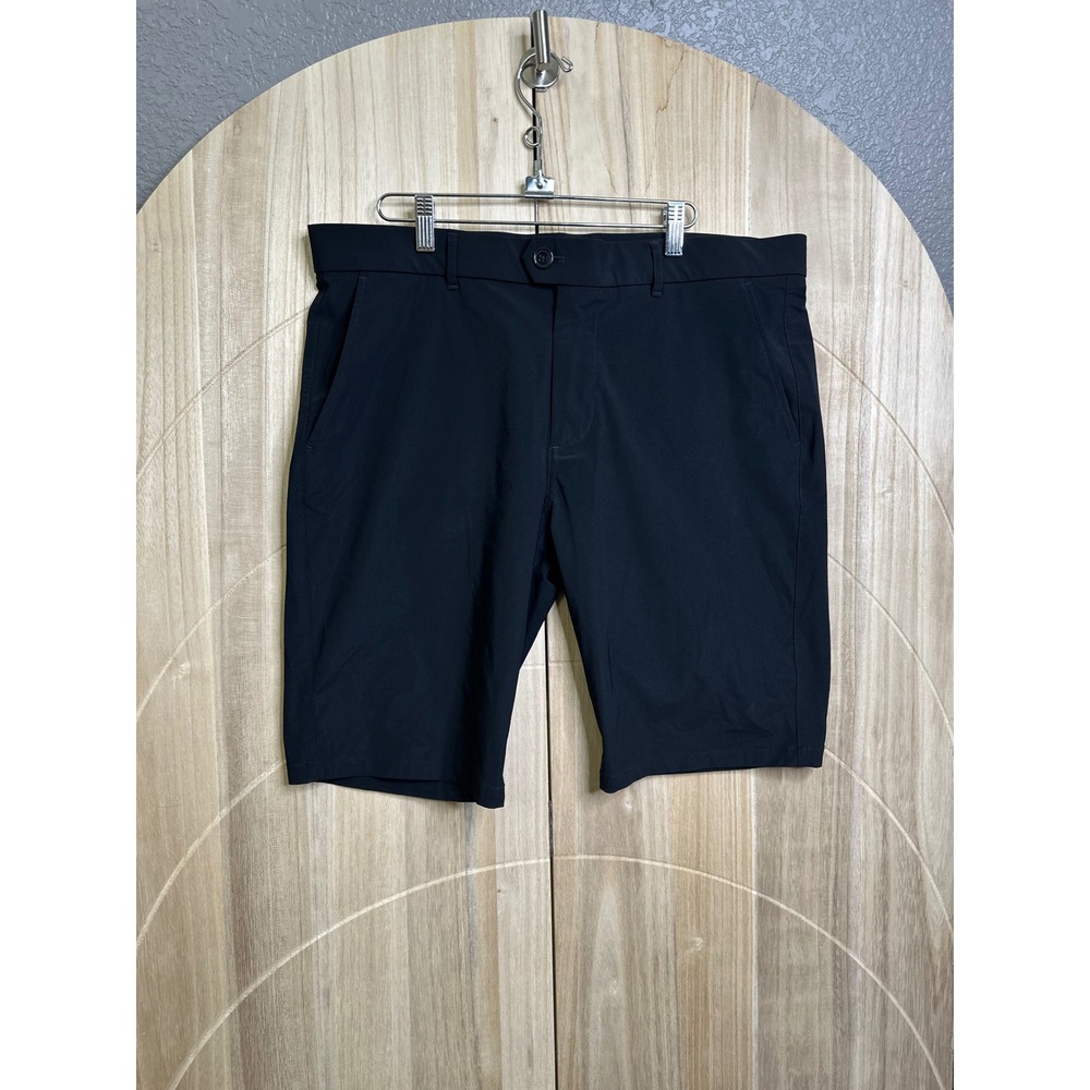 Greyson Clothiers Montauk Golf Shorts Mens 36 Black Performance Stretch Active
